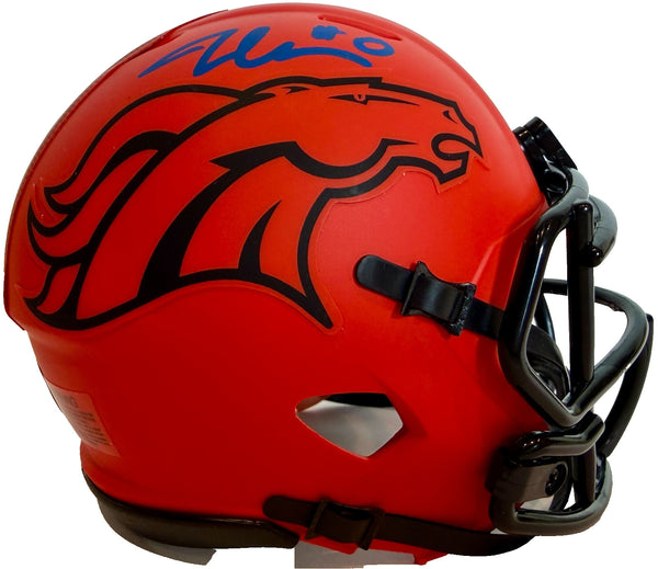 Jonathon Cooper Autographed Denver Broncos Rave Mini Helmet BAS COA
