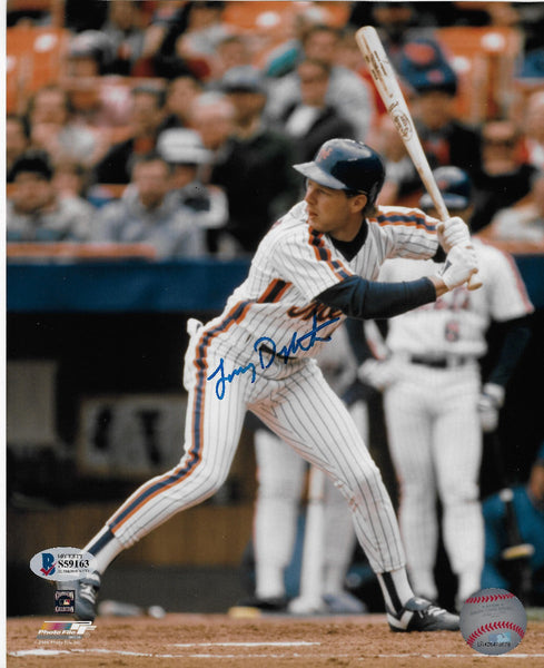Lenny Dykstra Autographed New York Mets 8x10 Photo Beckett Authenticated
