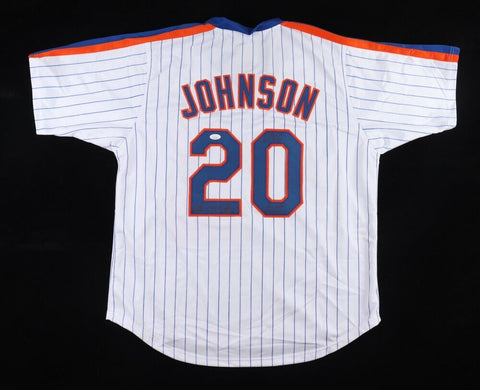 Howard Johnson Signed New York Mets Jersey (JSA) 2xWorld Series Champ 1984 & 86