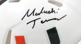 Malachi Toney Autographed Miami Hurricanes Speed Mini Helmet - JSA W
