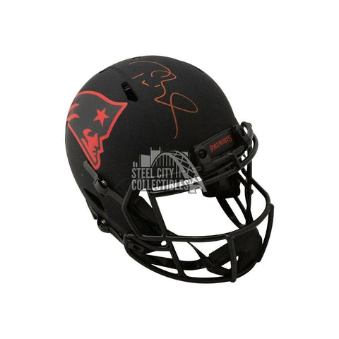 Tom Brady Autographed Patriots Eclipse Authentic Full-Size Helmet - Fanatics LOA