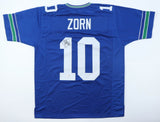 Jim Zorn Signed Seahawks Jersey (JSA) Seattle's 1st Ever Starting Q.B. 1976-1984