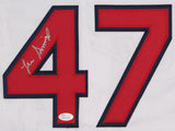 Lee Smith Signed Cardinals Jersey (JSA COA) 7x All-Star (1983, 1987, 1991-1995)
