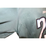 Saquon Barkley Autographed Philadelphia Eagles Nike XL Jersey Damage JSA 56900