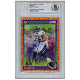 Ray Lewis Autographed 2024 Score #290 Halloween Trading Card Beckett 52921