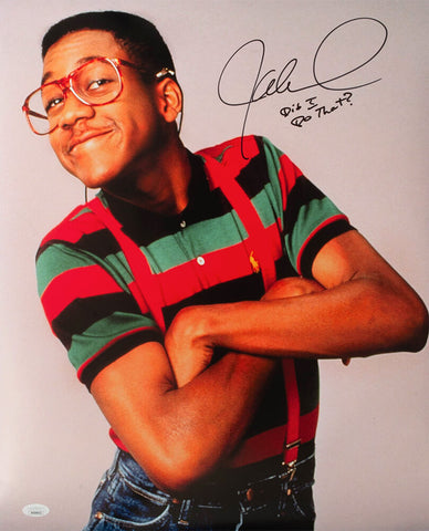 Jaleel White Signed Steve Urkel Family Matters 16x20 w/Did I Do That? - (SS COA)