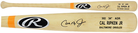 Cal Ripken Jr Signed Rawlings Blonde Game Model Baseball Bat - (Beckett COA)
