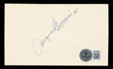 Canadiens Jacques Lemaire Authentic Signed 3x5 Index Card BAS #BT03582