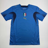 Autographed/Signed Francesco Totti Italy Blue Soccer Futbol Jersey Beckett COA