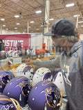 Lewis, Reed, and Suggs Signed Baltimore Ravens Speed Authentic Alternate Helmet
