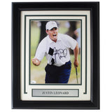 Justin Leonard Signed Framed 8x10 Golf Photo JSA 42811