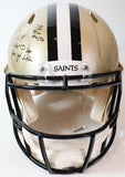 Drew Brees New Orleans Saints Autographed/Inscribed Helmet w/case Fanatics COA