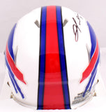 Damar Hamlin Autographed Buffalo Bills Speed Mini Helmet-Beckett W Hologram