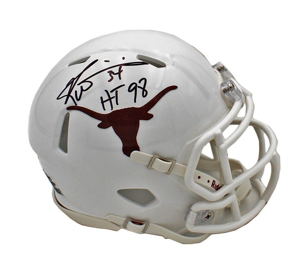 Ricky Williams Texas Longhorns Speed NCAA Mini Helmet with "HT 98" Inscription