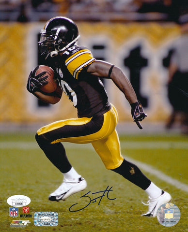 Santonio Holmes Autographed 8x10 Photo Pittsburgh Steelers JSA