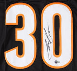 Chase Brown Signed Cincinnati Bengals Jersey (Beckett) 2023 Draft Pick / R.B.