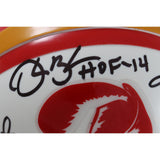 Selmon Sapp Lynch Brooks Barber Tampa Bay Buccaneers Mini Helmet Beckett 51005