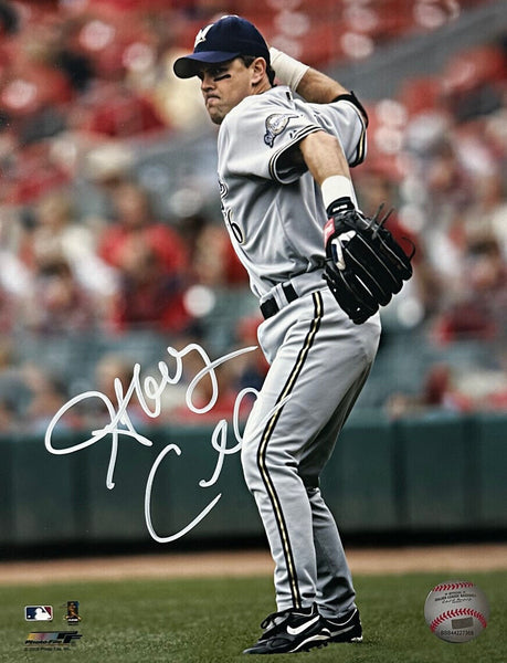 Milw Brewers All Star Infielder JEFF CIRILLO Signed 8x10 Photo #3 AUTO