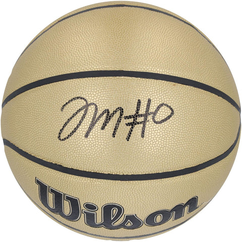 Tyrese Maxey Philadelphia 76ers Autographed Wilson Gold Basketball