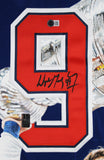 Wayne Gretzky Signed Hand Painted LE 1/1 William Zavala CCM Framed Jersey BAS