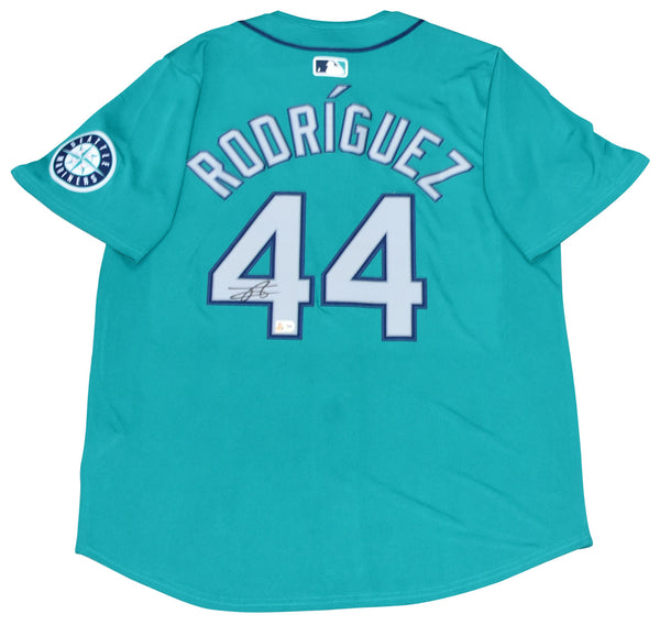 JULIO RODRIGUEZ SIGNED SEATTLE MARINERS #44 TEAL NIKE LIMITED JERSEY MLB AUTH