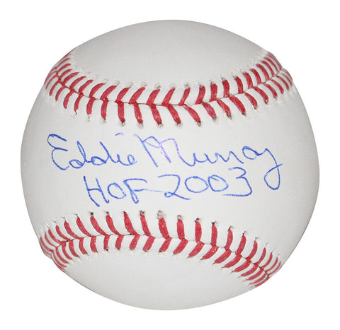 Eddie Murray Autographed Baltimore Orioles HOF Baseball Beckett 40576