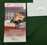 Percy Snow Signed Michigan State Spartans Jersey (JSA COA) Chiefs 1990 1st Rd Pk