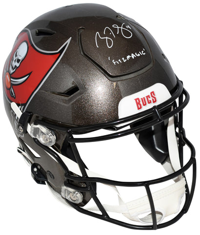 RYAN FITZPATRICK SIGNED TAMPA BAY BUCCANEERS AUTHENTIC SPEEDFLEX HELMET W/ MAGIC