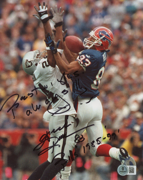 Bills Andre Reed "Best Wishes Always!!" Authentic Signed 8x10 Photo BAS #BR54837