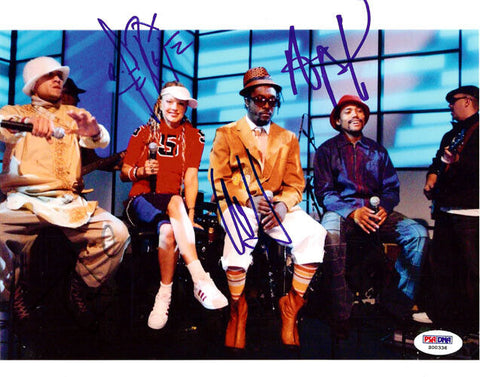 Black Eyed Peas Certified Authentic Autographed 8x10 Photo Fergie PSA S00336