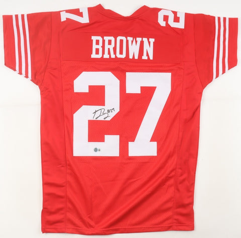 Ji'Ayir Brown Signed San Francisco 49ers Jersey (Beckett) 2023 3rd Round Pick DB