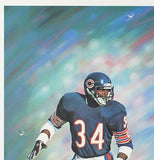 Bears Walter Payton Signed & Framed 20x30 Lithograph LE #1438/1993 BAS #AC33324