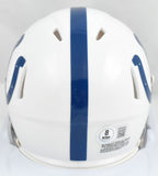 DJ Giddens Autographed Indianapolis Colts Speed Mini Helmet - Beckett W Hologram