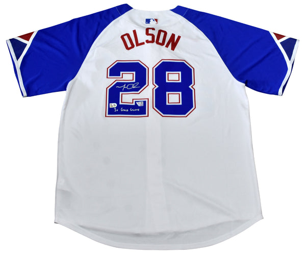 MATT OLSON SIGNED ATLANTA BRAVES #28 CITY CONNECT NIKE LIMITED JERSEY FANATICS