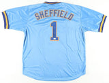 Gary Sheffield Signed Milwaukee Brewers Jersey (JSA COA) 500 Home Run Club