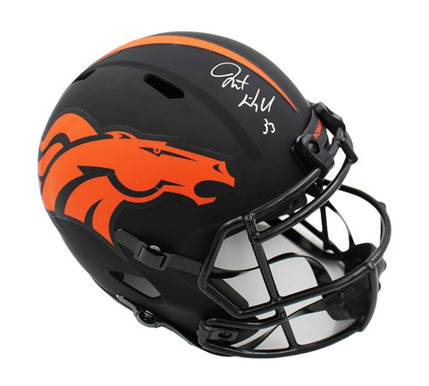 Javonte Williams Signed Denver Broncos Speed Full Size Eclipse NFL Helmet