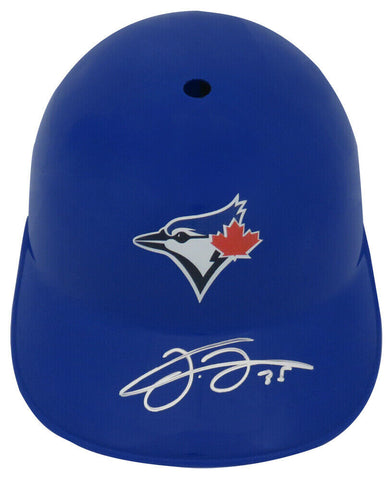 Frank Thomas Signed Blue Jays Replica Souvenir Batting Helmet - (SCHWARTZ COA)