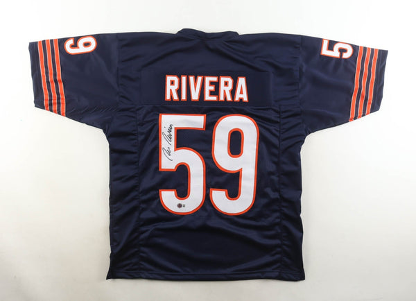 Ron Rivera Signed Chicago Bears Jersey (Beckett) Super Bowl XX Linebacker