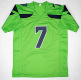 Geno Smith Signed Seattle Seahawks Green Jersey (JSA COA) 2xPro Bowl Quarterback