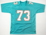 Norm Evans Signed Miami Dolphins Jersey (JSA) 2xSuper Bowl Champion VII I& VIII