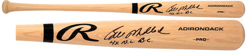 Bill Madlock Signed Rawlings Pro Blonde Baseball Bat w/4x NL BC - (SCHWARTZ COA)