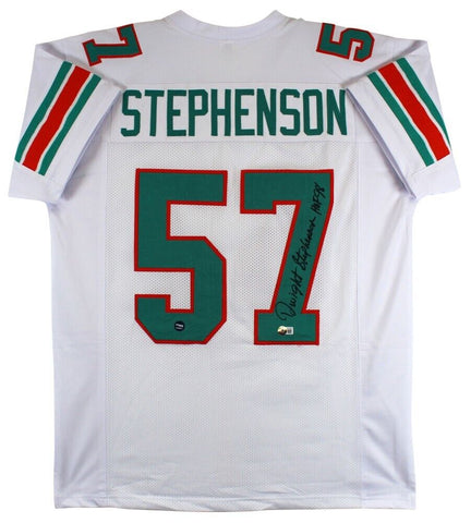 Dwight Stephenson Signed Miami Dolphins Jersey Inscribed HOF 98 (Beckett)All Pro
