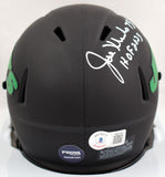 Joe Klecko Autographed Jets Eclipse Speed Mini Helmet w/HOF-Beckett W Hologram