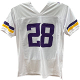 Adrian Peterson Autographed/Signed Pro Style White Jersey Beckett 43678