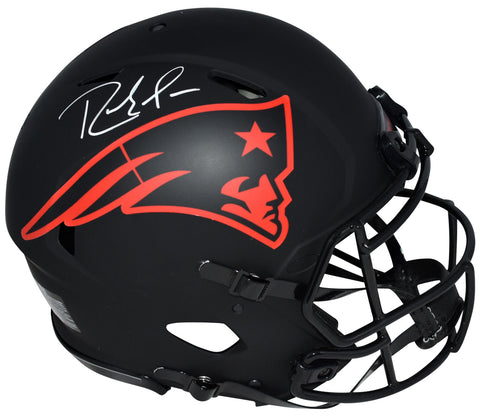 RANDY MOSS SIGNED NEW ENGLAND PATRIOTS ECLIPSE AUTHENTIC SPEED HELMET BECKETT