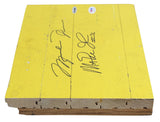 Michael Jordan & Magic Johnson Authentic Signed 8x10 Forum Floorboard PSA & UDA