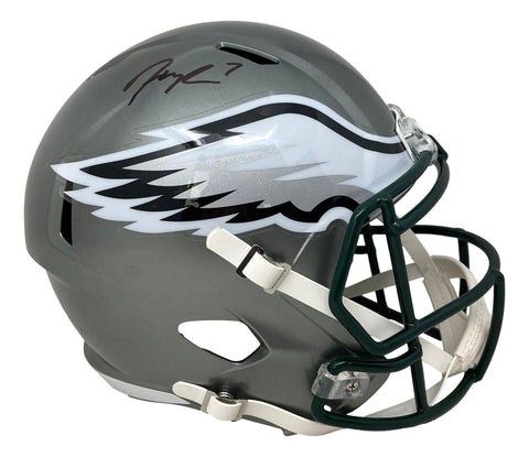 Haason Reddick Signed Philadelphia Eagles FS Flash Replica Speed Helmet BAS