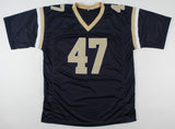 LeRoy Irvin Signed St. Louis Rams Jersey (JSA COA) Los Angeles & St. L. D.B.