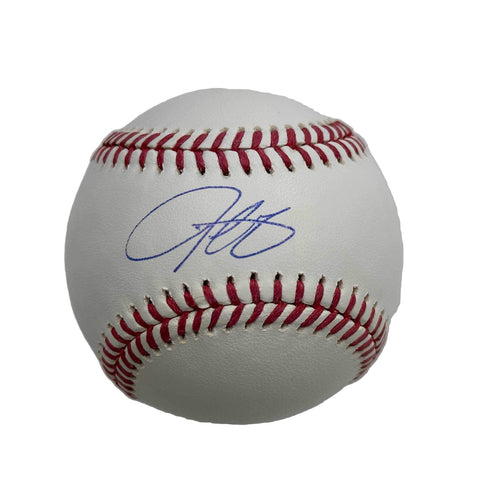 Autographed/Signed Derek Lee Rawlings Baseball ROML Beckett BAS COA