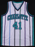 Glen Rice Signed Charlotte Hornets Jersey (Fiterman Sports Hologram) 3x All Star